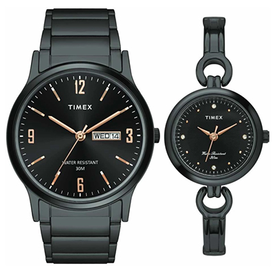 "Timex Couple Watches - TW00PR264 - Click here to View more details about this Product